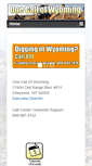 Mobile Screenshot of onecallofwyoming.com