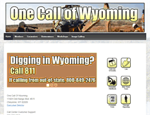 Tablet Screenshot of onecallofwyoming.com